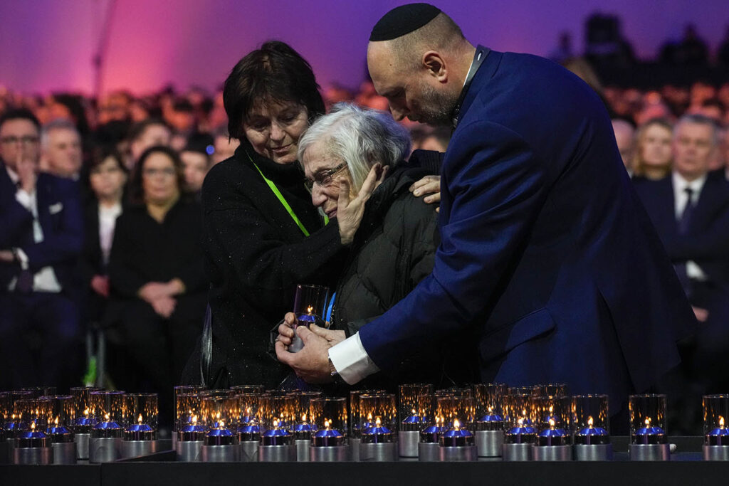 Auschwitz survivors warn of rising hatred on the 80th anniversary of the death camp’s liberation