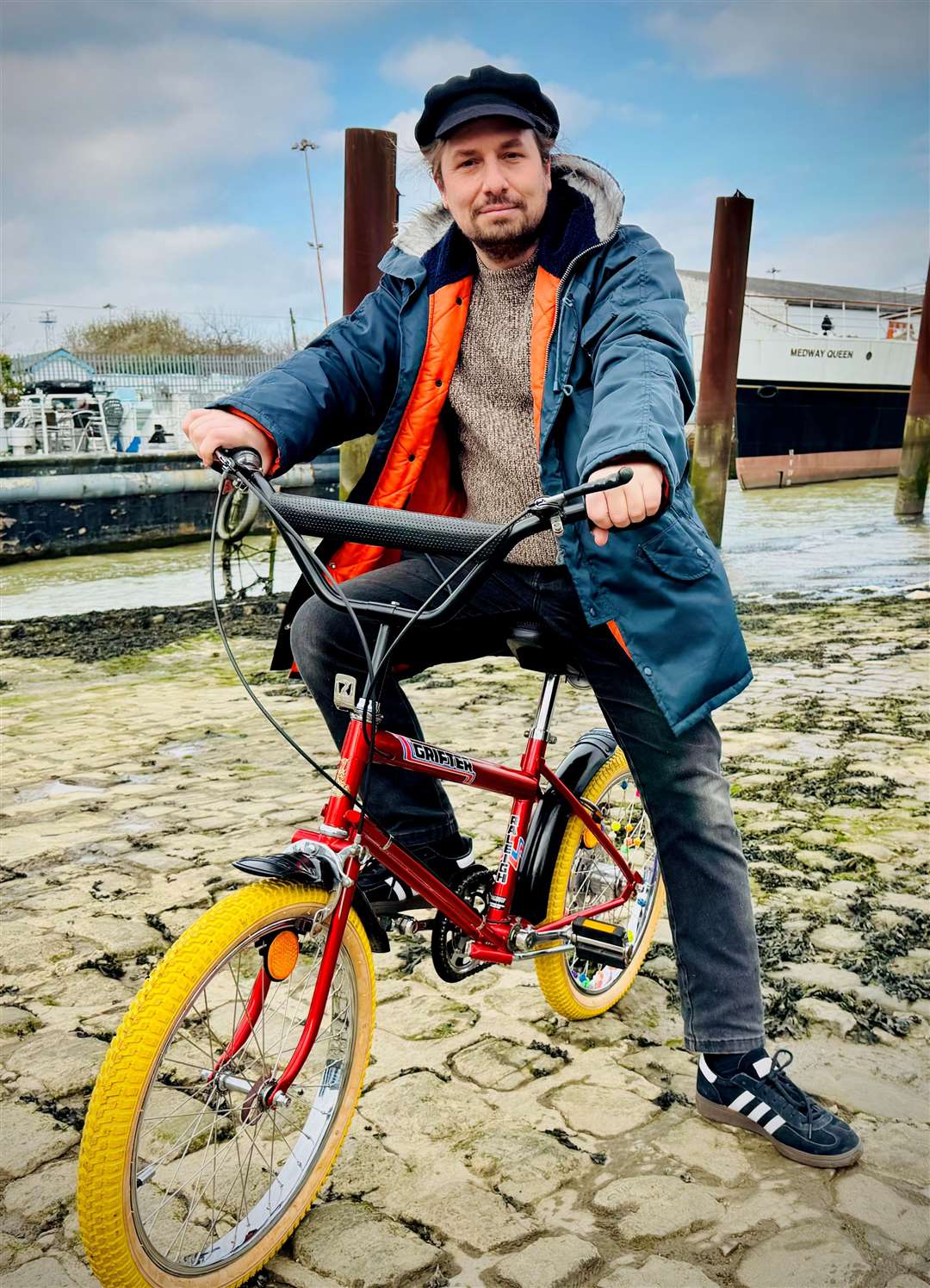 Dad who restored iconic Ghostbusters’ car is reunited with family heirloom bike stolen from garage in Hempstead