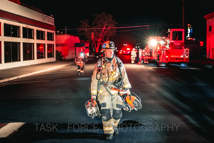 'I had all the inspiration I needed right there': Kern County firefighter battling cancer touched by fellow firefighters' gesture