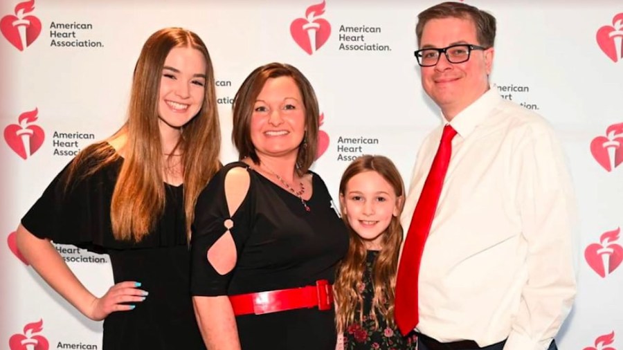 Woman raises awareness on cardiovascular disease for National Wear Red Day