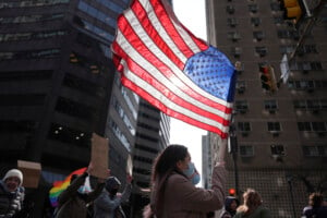 Protesters in cities across the US rally against Trump's policies, Project 2025 and Elon Musk