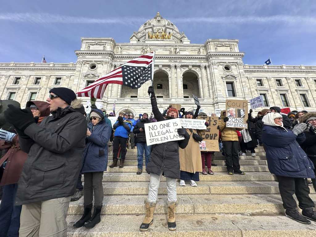 Thousands protest Trump administration policies in cities across US