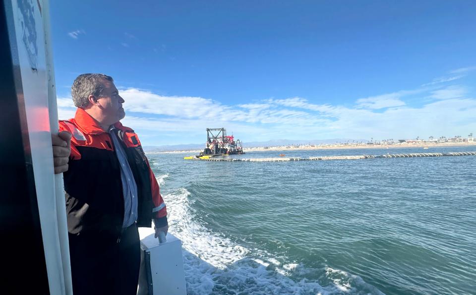 Hueneme Beach dredge nears end with half of original target