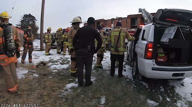 Body cam video shows response to Florence apartment fire that injured 4 people