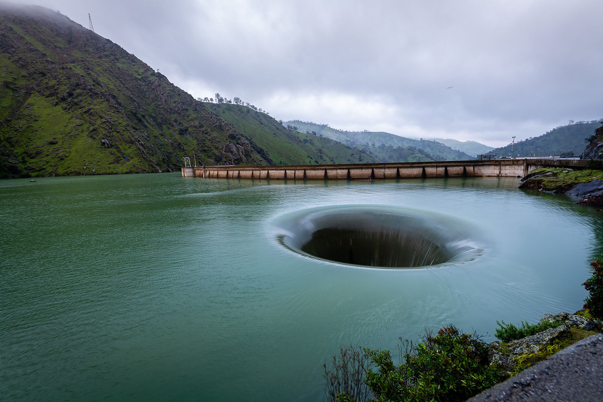 Lake Berryessa's 'Glory Hole' Spillway Activated For the First Time In Six Years