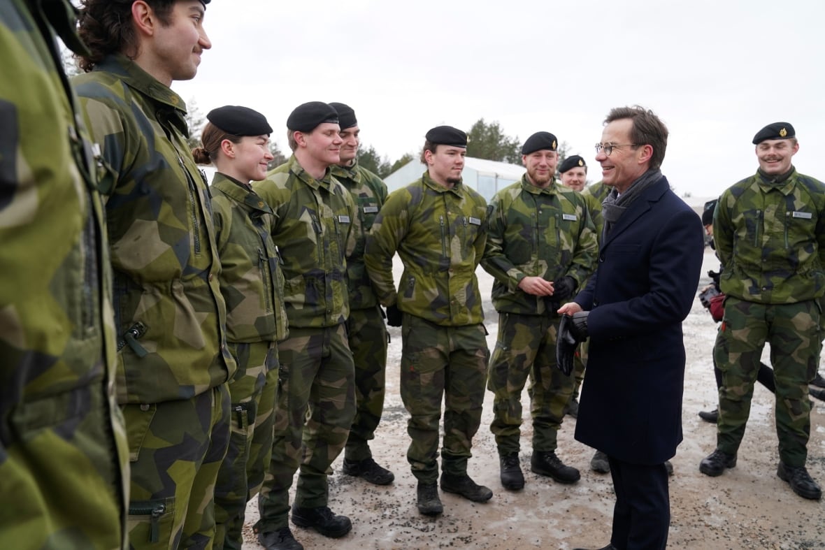 Blair lauds Swedish troops joining Canadian-led NATO brigade in Latvia