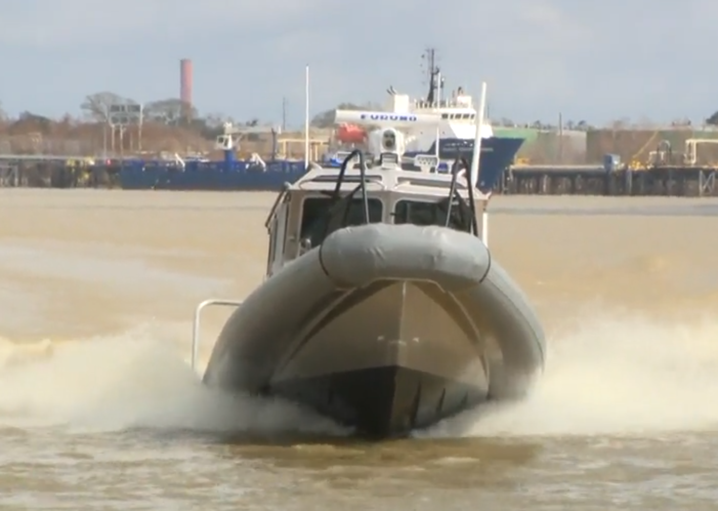 WDSU rolls down the river to see behind the scene Super Bowl security measures from the water