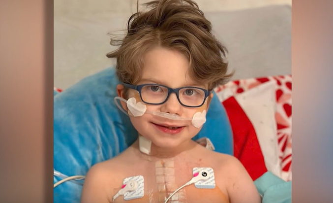 7-year-old Kentucky boy gets a new heart just in time to save his life