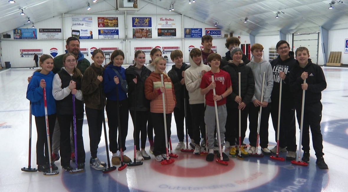 Oklahoma students tried out curling with Olympic gold medallist Jamie Korab while stuck in St. John's